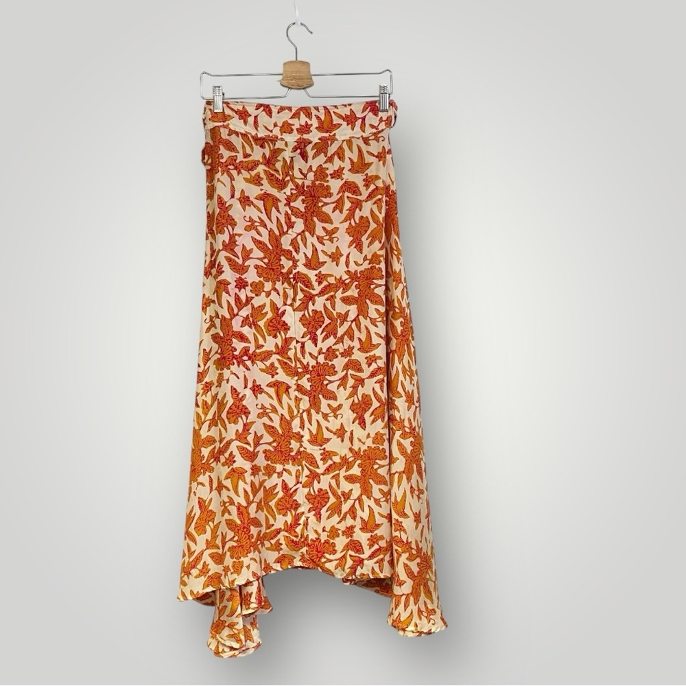 Natalie Martin Wrap 100% Silk Skirt